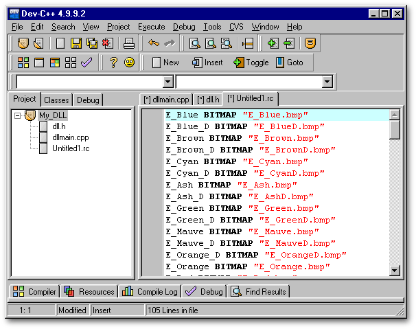 Give path of file in dev c to read pdf